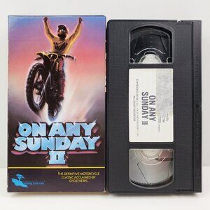 On Any Sunday II VHS Motorcycle Racing Documentary Bruce Penhall VTG 1981 Tested